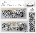 Pattern Puca Bracelet Clara, uses Kheops Foc with bead purchase